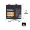 Duracell Ultra 12V 5AH High Rate AGM Sealed Lead Acid (SLA) Battery with F2 Terminals - 4
