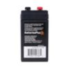 Duracell Ultra 12V 6.5AH AGM High Rate Sealed Lead Acid (SLA) Battery with F2, T2 Terminals - 6