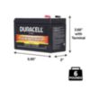 Duracell Ultra 12V 9AH High Rate AGM Sealed Lead Acid (SLA) Battery with F2 Terminals - 4