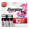 Energizer MAX® D Batteries – 4 Pack - 1