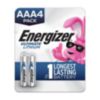 Energizer Ultimate Lithium 1.5V AAA, LR03 Battery - 4 Pack - 0