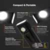 LuxPro LP151 500 Lumen Rechargeable Hat & Pocket Light - 9