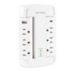 CyberPower P6WSUC15 Wall-Tap Surge Protector - 1