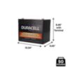 Duracell Ultra 12V 80AH General Purpose AGM Sealed Lead Acid (SLA) Battery with M6 Insert Terminals - 4