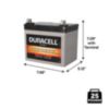 Duracell Ultra 12V 35AH Deep Cycle AGM Sealed Lead Acid (SLA) Battery with J Terminals - 4