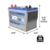 X2Power | 76Ah | 12V | 840CCA | AGM Marine & RV Battery | Starting & Deep Cycle | Group Size 24M - 3