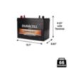Duracell Ultra | 100Ah | 12V | 620CCA | Marine & RV Battery | AGM Deep Cycle | Group Size 27M - 4
