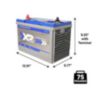 X2Power | Truck and Heavy Duty | Premium AGM Dual Purpose Battery | 1150CCA | 220 RC | Group 31T - 5
