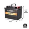 Duracell Ultra Car Battery | Group 51R | 500CCA | Gold Flooded - 4