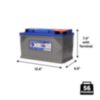 X2Power Car Battery | Group 94R | 850 CCA | Premium AGM - 4