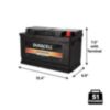 Duracell Ultra Car Battery | Group 94R | 800 CCA | Platinum AGM - 4