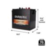 Duracell Ultra | 225AH | 6V AGM | Golf Cart & Floor Scrubber Battery | Deep Cycle | Group Size GC2 - 4