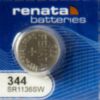 Renata 344 1.55V Silver Oxide Watch Battery - 10 Pack - 1