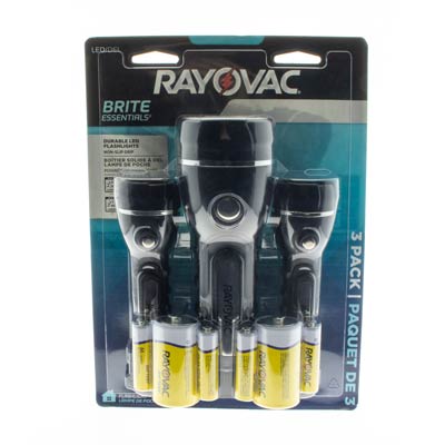 Rayovac 40 Lumen AA Flashlight - 3 Pack - Main Image
