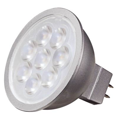 Satco 50 Watt Equivalent MR16 GU5.3 Base 3000k Soft White Energy Efficient LED Light Bulb
