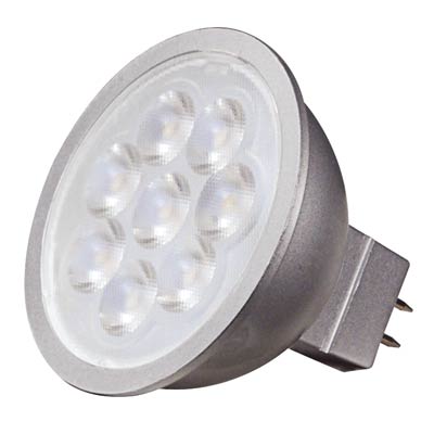 Satco 50 Watt Equivalent MR16 3000K Warm White Energy Efficient Dimmable LED Light Bulb