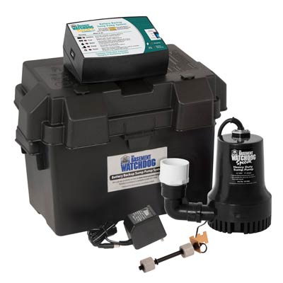 Special CONNECT Battery Backup Sump Pump System by Basement Watchdog - Main Image