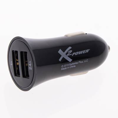 X2Power 3 Amp Car Charger with Dual USB Ports