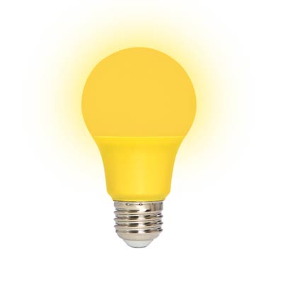 MaxLite 60 Watt Equivalent A19 Energy Efficient LED Light Bulb - Yellow