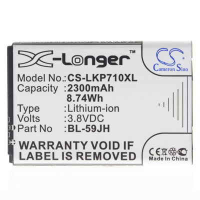 LG 3.7V 1800mAh Replacement Battery - Main Image