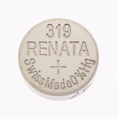 Renata 1.55V 319 Silver Oxide Coin Cell Battery
