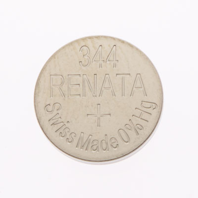 Renata 1.55V 344 Silver Oxide Coin Cell Battery - Main Image