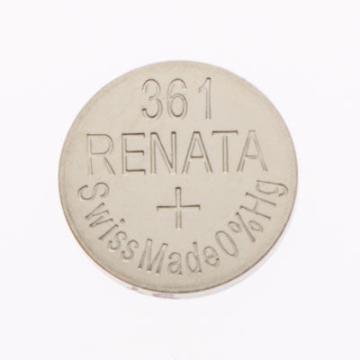 Renata 1.55V 362/361 Silver Oxide Coin Cell Battery