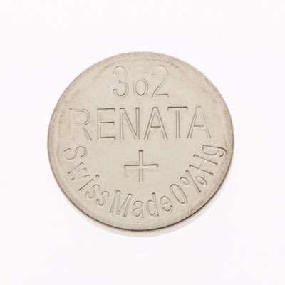 Renata 1.55V 362/361 Silver Oxide Coin Cell Battery
