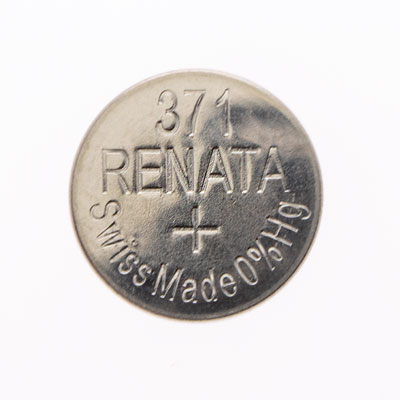 Renata 1.55V 371/370 Silver Oxide Coin Cell Battery