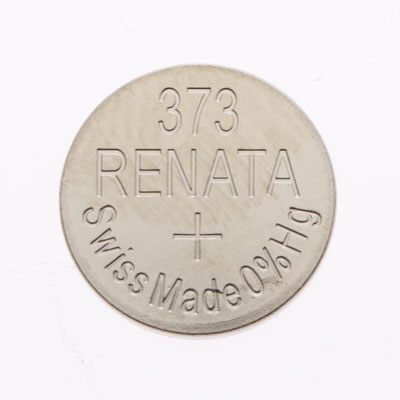 Renata 1.55V 373 Silver Oxide Coin Cell Battery - Main Image