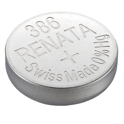 Renata 1.55V 386/301 Silver Oxide Coin Cell Battery - Main Image