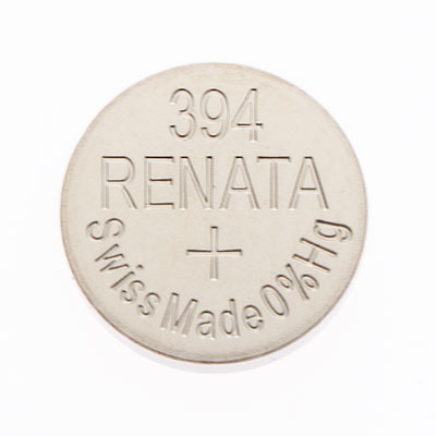 Renata 1.55V 394/380 Silver Oxide Coin Cell Battery