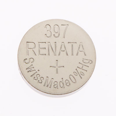 Renata 1.55V 397/396 Silver Oxide Coin Cell Battery