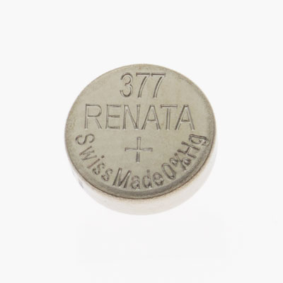 Renata 1.55V 377/376 Silver Oxide Coin Cell Battery - 4 Pack