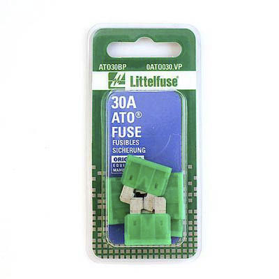 LittelFuse 30A ATO Blade Fuses - 5 Pack