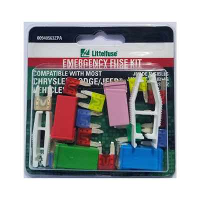LittelFuse OEM Emergency Kit for Chrystler/Dodge/Jeep - 15 Pack - Main Image