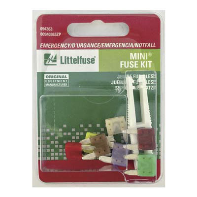 LittelFuse Mini Emergency Fuse Kit - 9 Pack