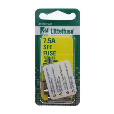 LittelFuse 7.5A SFE Fuses - 5 Pack - Main Image