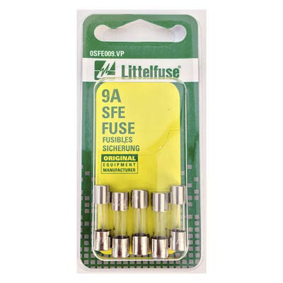 LittelFuse 9A SFE Fuses - 5 Pack