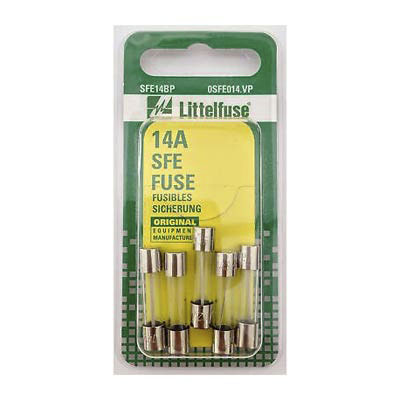 LittelFuse 14A SFE Fuses - 5 Pack