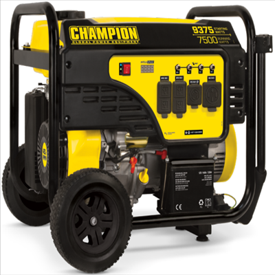 Champion 7500 Watt Portable Generator with 3-Year Warranty - Main Image