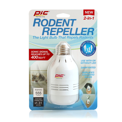 PIC E26 LED Bulb and Rodent Repellent - Main Image
