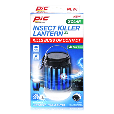 PIC Solar LED lantern and Portable Bug Zapper