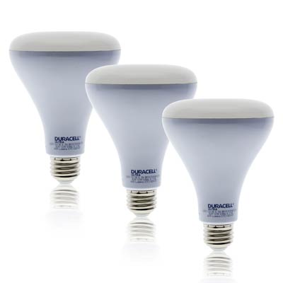 Duracell Ultra 65 Watt Equivalent BR30 5000K Daylight Energy Efficient LED Light Bulb - 3 Pack
