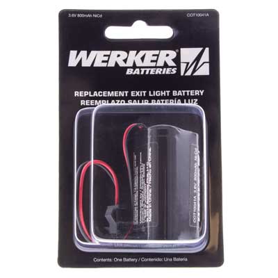 Werker 3.6V 800mAh NICAD Battery - Main Image