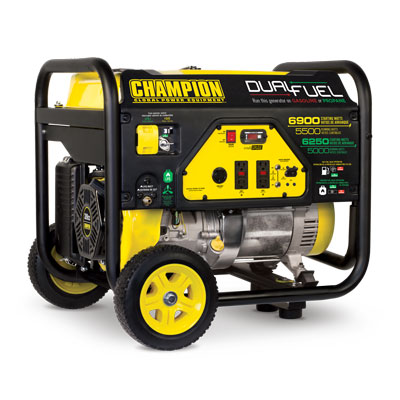 Champion 5500W Dual Fuel Portable Generator - Main Image
