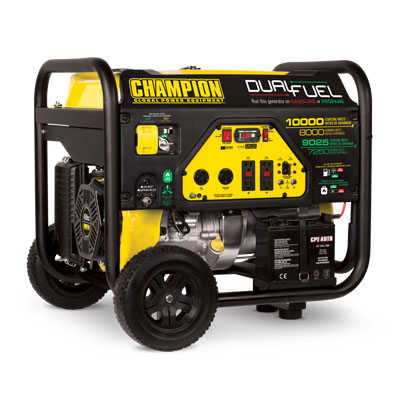 Champion 8000W Dual Fuel Portable Generator - Main Image