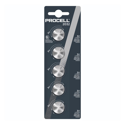 Duracell ProCell 3V 2032 Lithium Coin Cell Battery