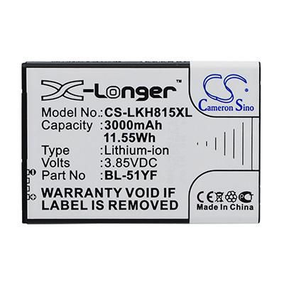 LG 3.8V 3000mAh Replacement Battery