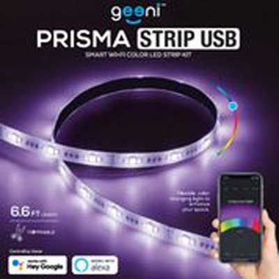 Geeni Prisma  ft USB Smart LED Strip Lights - SMH10149 at Batteries Plus